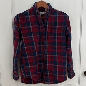 L.L. Bean Women’s Classic Red and Blue Check Shirt